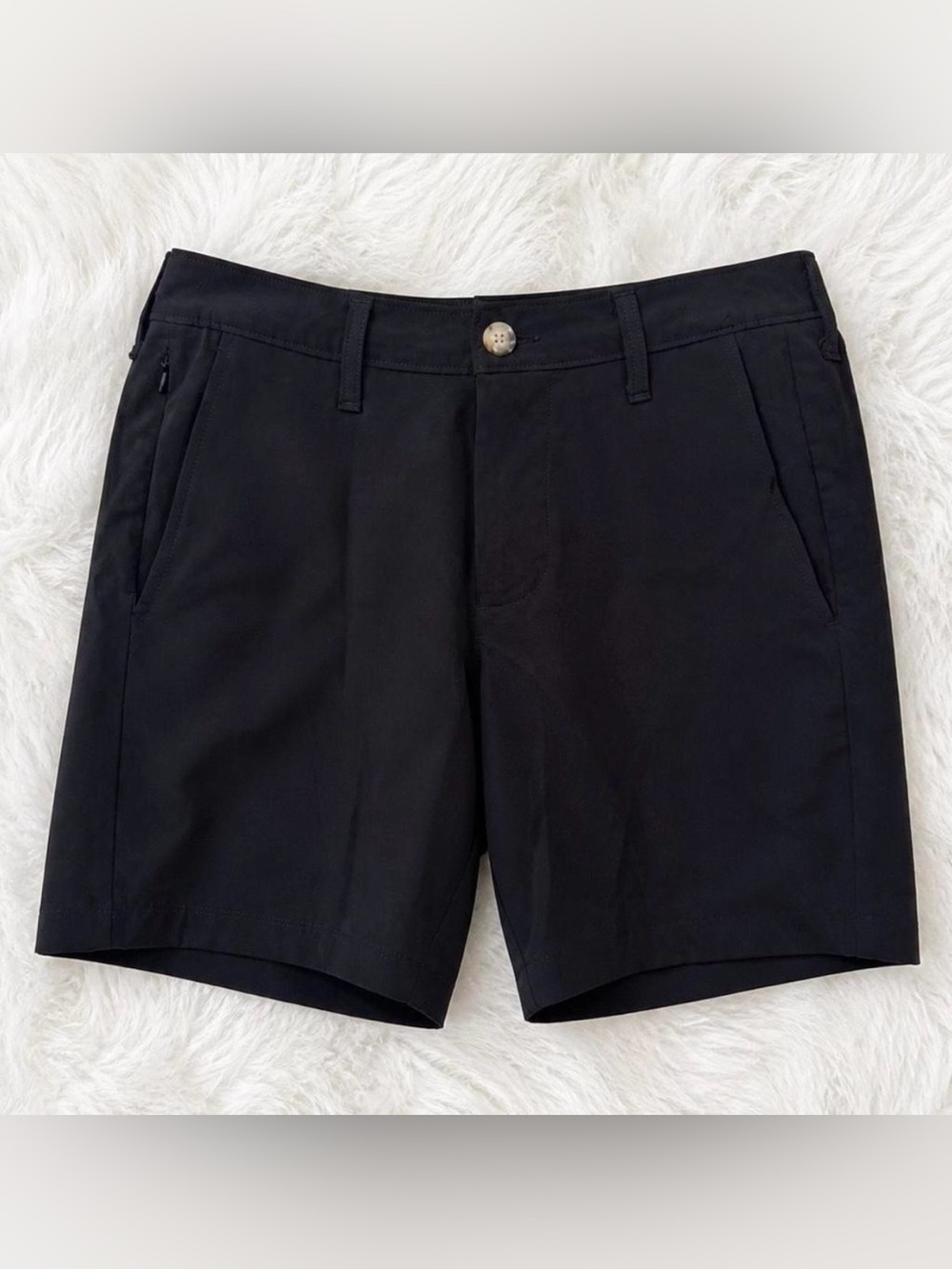Hollister Black Men’s Flat Front Shorts